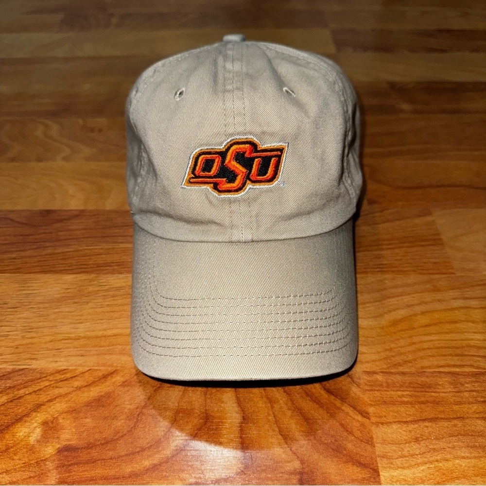 Rare OSU Cowboys Nike Hat 1 Size Heritage 86 Beige Cap Adjustable Oklahoma State